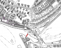 Footbridge location Footbridge location